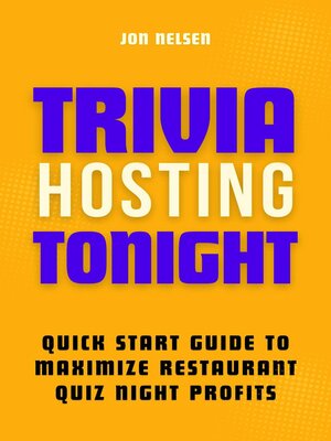 cover image of Trivia Hosting Tonight